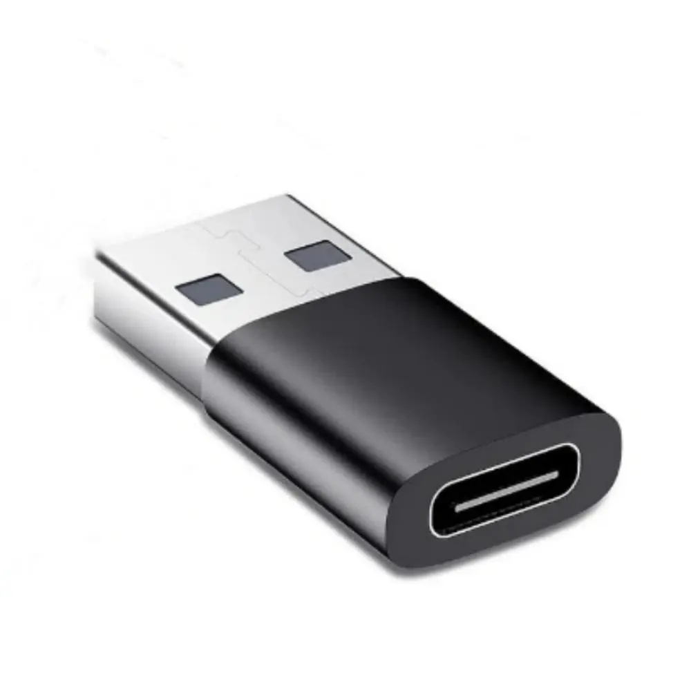 USB To USB C Portable Adapter, Aluminum Alloy, Universal Serial Adapter, OTG Adapter For iPhone 15 14 13 12 Pro Max Plus, iPad 9 10 Air 5 Mini 6, Car, S23 S22