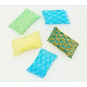 Squeezzee Set of 5 Soap Filled Scrubber Sponges