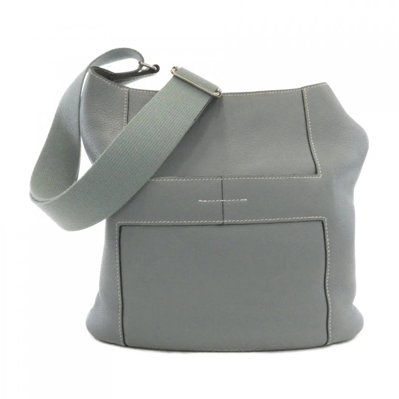 Pre-owned HERMÈS Calfskin Shoulder Bags Hermes Good News PM Clemence shoulder bag