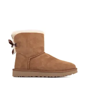 Women's UGG Mini Bailey Bow II Chestnut (1016501-CHE)