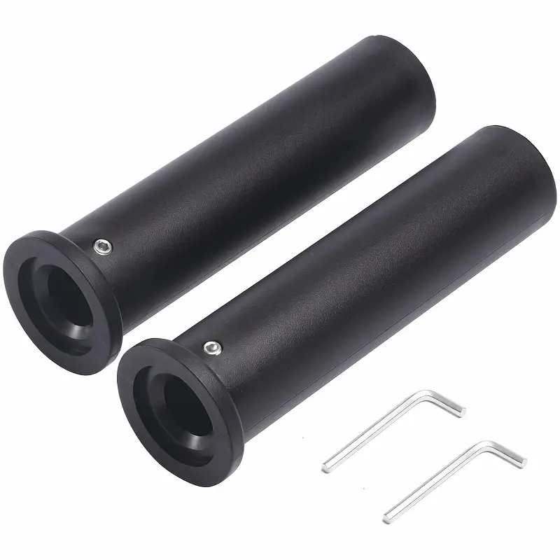 2pcs Heavy-Duty Nylon Barbell Sleeve Collars | 1-Inch to 2-Inch Weight Plate Adapter with Removable End Caps, Suitable for Standard Bars, Ideal for Strength Training, Lifting, Gym Equipment, Color: