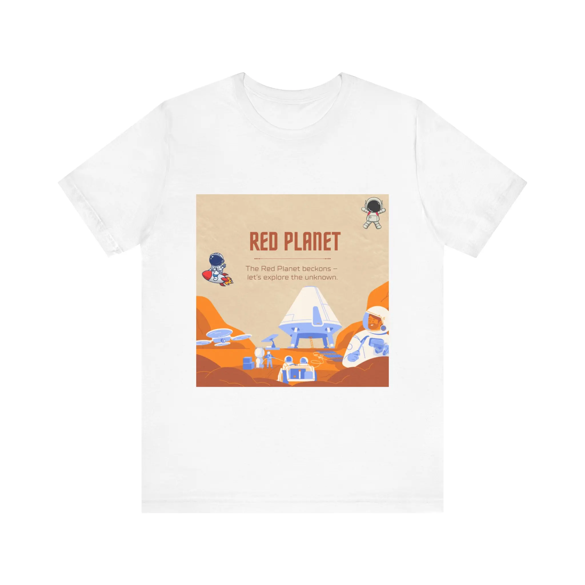 Red Planet Jersey Short Sleeve Tee