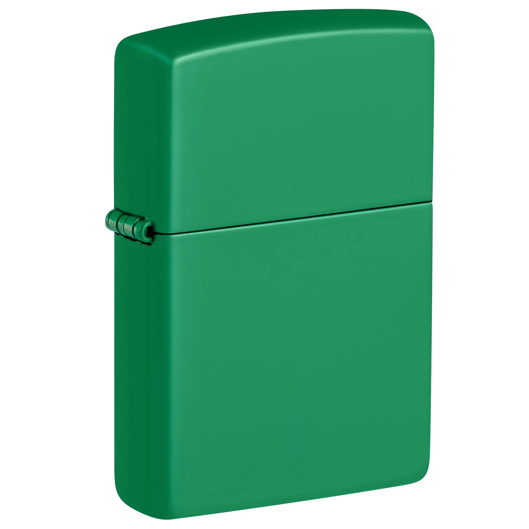 Zippo Grass Green Matte Classic Pocket Lighter - Made in USA - Unfilled (fuel sold separately)