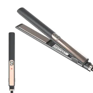 Dual-Use Hair Styling Iron, Titanium Ceramic Negative Ion Straightener, Heat Resistant Silicone Design, Smooth and Shiny Hair