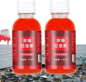 2pcs 100ml Red 40 Fishing Liquid Fish Lure Attraction Enhancer for Trout, Cod, Carp, Bass - Enhance Your Fishing Experience