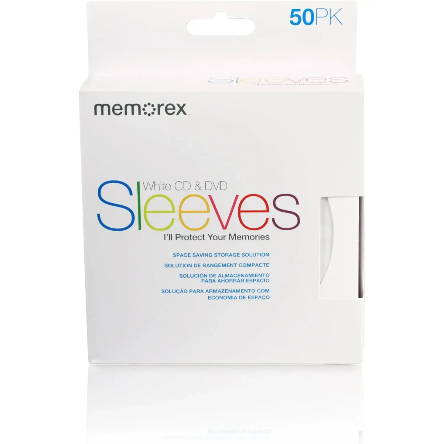 Memorex Paper CD Sleeves with Window & Flap