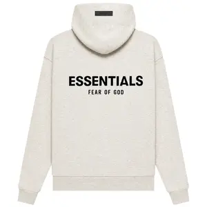 Fear of God Essentials Hoodie Light Oatmeal Over Size - Oversized Fit & Sophisticated Color for Everyday Wear