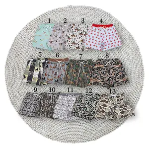 Men Adult Southern Hunting Season Green Camouflage Mallard Ducks Deer Swim Bottoms Shorts Trunks