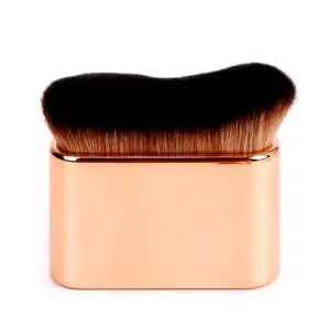 Self Tan Brush - Rose Gold Kabuki Brush for Body, Face & Hands - Vegan, Streak-Free Application, Multi-Use for Self Tanner, Sunscreen