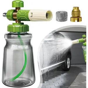 Cannon for  Washer, Upgraded Wide Mouth Snow  Cannon for  Wash, Adjustable Thick Portable  Wash Sprayer with 1/4" Quick Connector, Additional 1.1 mm Orifice Nozzle
