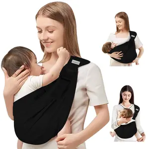 Baby Sling Carrier Newborn to Toddler,Updated Adjustable One Shoulder Labor-Saving Baby Holder Carrier,Tollder Sling Carrying 7-45 lbs
