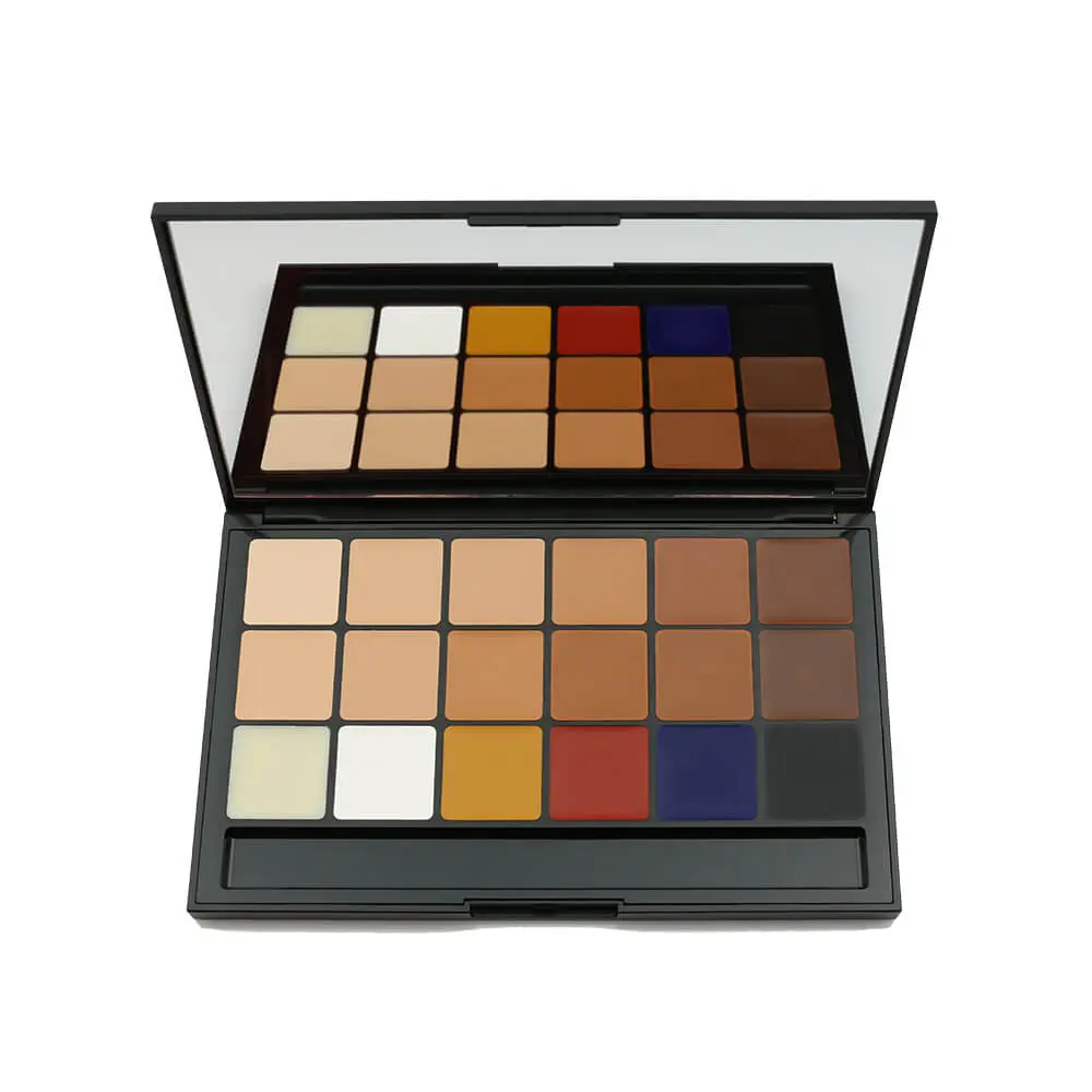RCMA Kevin James Bennett Foundation Palette - Full Coverage, Cream Makeup Cosmetic Clear