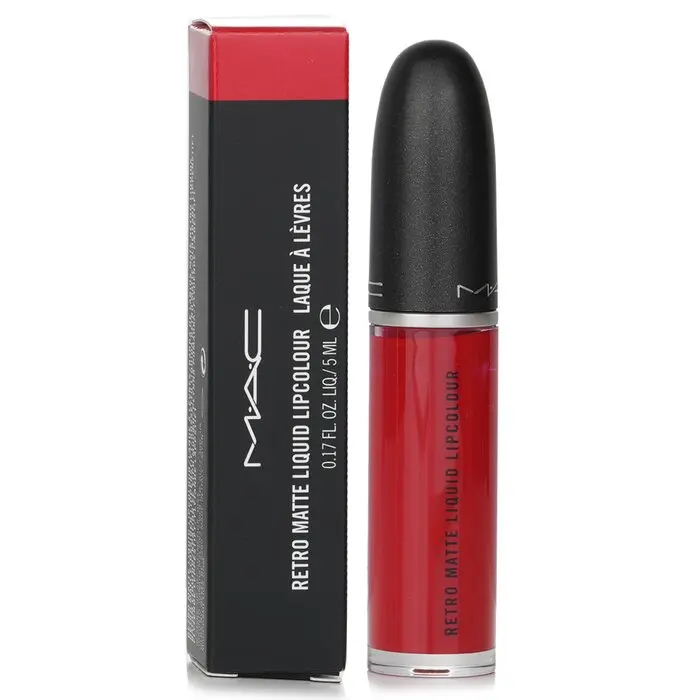 MAC Retro Matte Liquid Lipcolour - # 104 Fashion Legacy (Intense Fire Truck Red) (Matte)