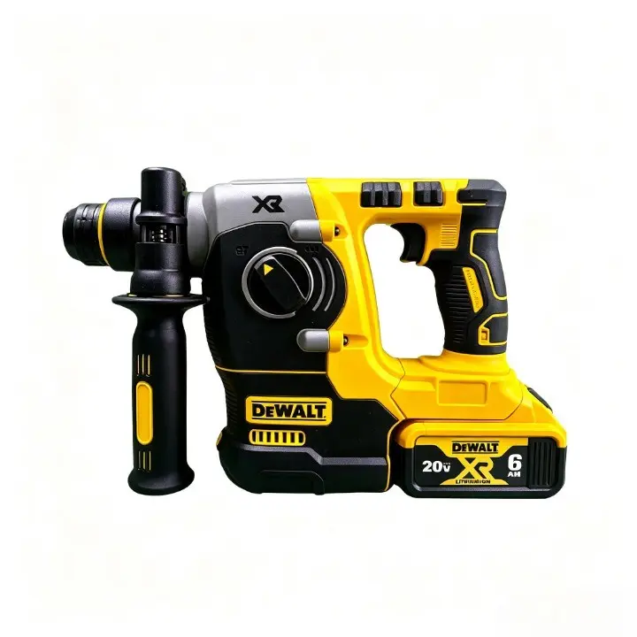 DEWALT DCH273 20V Brushless Cordless Rotary Hammer, Max 26mm Concrete Drilling, Variable 0-950RPM Speed & 0-3600IPM Impact Frequency Heavy Duty Drill Hammer, Side Handle, Brick/Stones