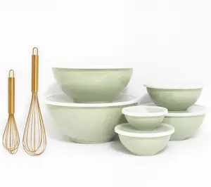 Jessie James Decker 6 Piece Melamine Bowl Set w/ 2 Whisks Jessie James Decker 6 Piece Melamine Bowl Set w/ 2 Whisks
