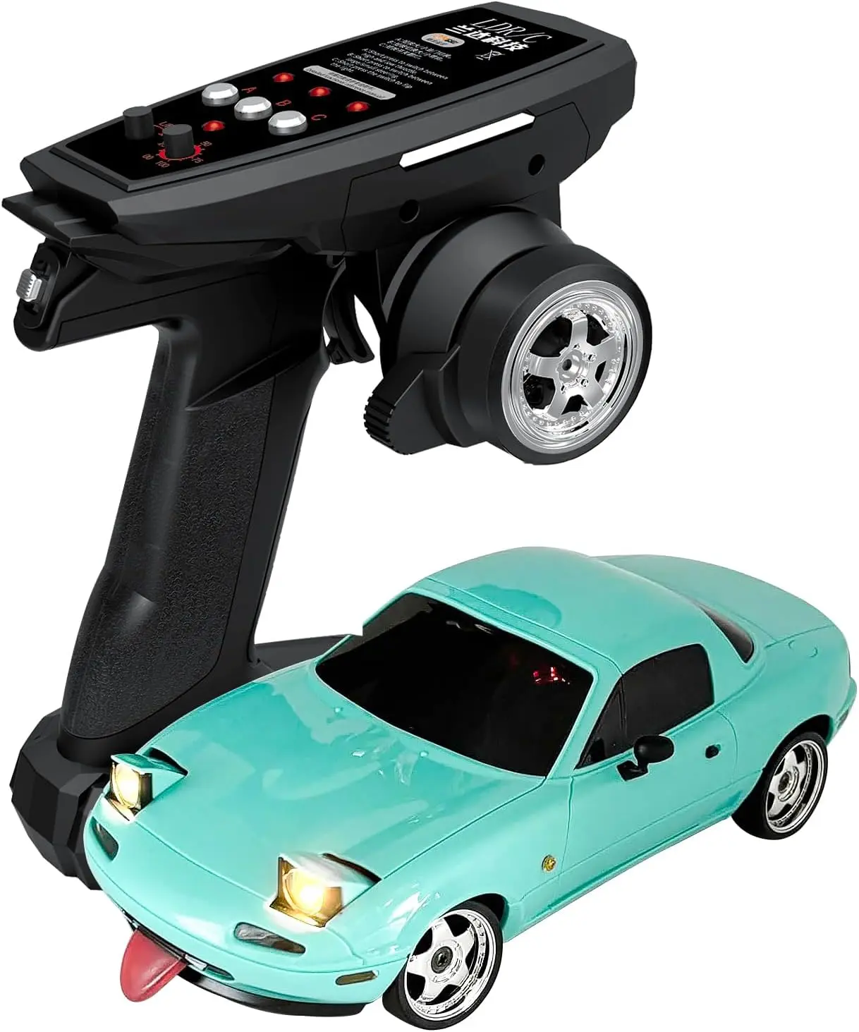 ARRIS 1/18 Mazda MX-5 RC Drift Car RWD Gyro LED 2.4GHz Remote Controlled Car Rc Cars