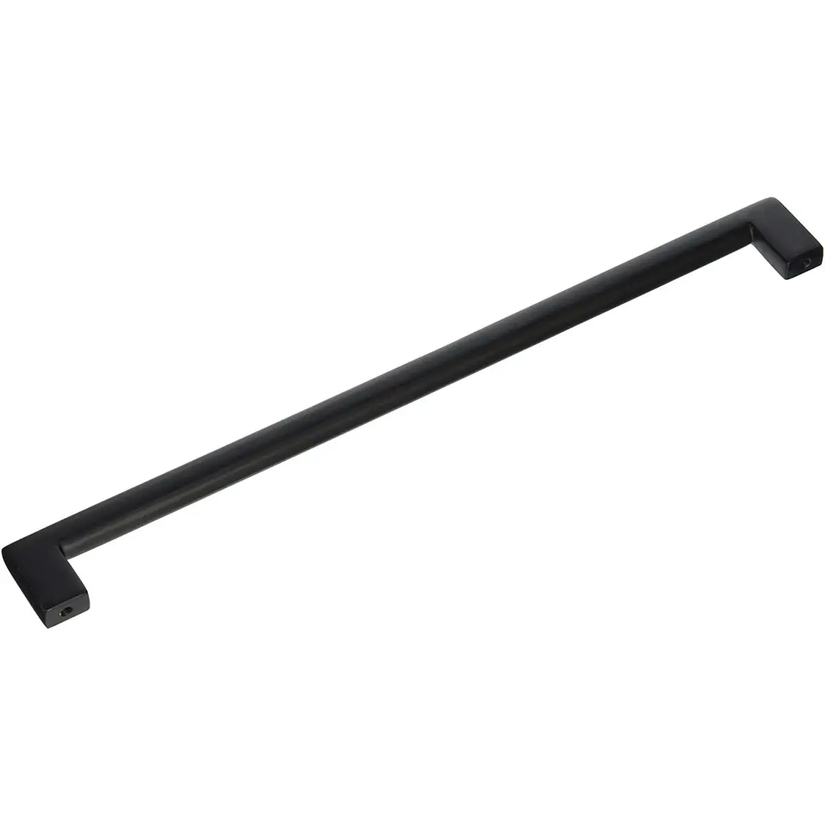 212 MAIN Emtek Trail Contemporary Brass Cabinet Pull, 12 in. Center-to-Center (12' CTC), Flat Black Finish Door Hardware Handle, Includes Installation Screws