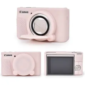 Case for  SX740 HS, SX730 HS Camera - Soft Protective Cover Powershot SX740 SX730 HS  Sleeve with Removable Lens Cover - Anti-Slip & Anti-Scratch - Jelly