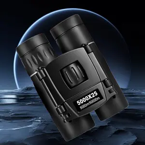 5000x25 Zoom HD Telescope, Professional Powerful High Definition Binoculars, Long-Range Portable Monocular Optical Telescope for Camping, Travel, Wilderness Exploration, and Hunting Tracking