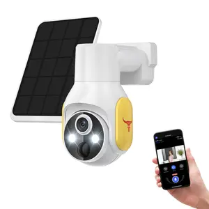 4G LTE Cellular Security Camera with Solar Panel, 1080p HD, AI Motion Detection, Pan Tilt, 2-Way Talk, Night Vision, SIM Card Included, Works with Verizon/AT&T/T-Mobile, No WiFi Needed, IP65