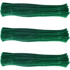 Craft Pipe Cleaners 300 count Chenille Stem 12 Inch Twistable Stems Green Bendable Sculpting Sticks for Crafts and Arts