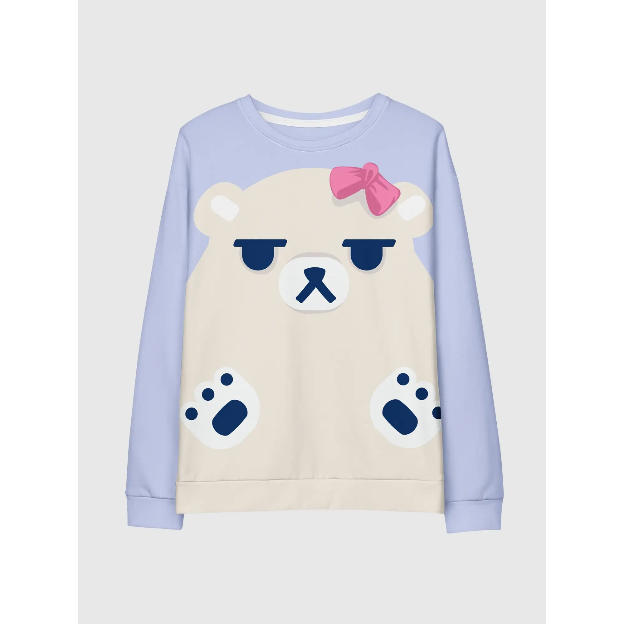Netflix Official Merch | KPop Demon Hunters Holiday Graphic Sweatshirt Family Set - Derpy Holiday & Mira Polar Bear Designs
