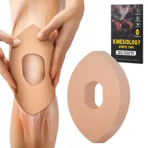 Precut Kinesiology Tape for Knees, 10 Pcs Waterproof & Elastic Athletic Tape for Knee Support and Stability fathersdaygift