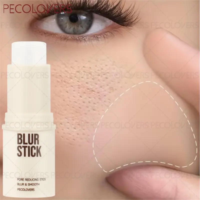 1pc Invisible Pores Foundation Stick - Radiant Hydrating Makeup, Moisturizing Nourishing Smudge-Proof, Cover Blemishes & Concealing Dark Circles, Trendy Lovers, Christmas Gift