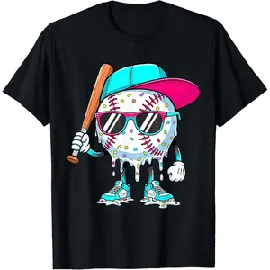 Baseball Life Style 101 Apparel Youth Drip Baseball Boys Kid T-Shirt Women's Long Sleeve Workout Crop Top yoga shirt football Slim Shape Men's Moisture Wicking short-sleeve reversible hoodies woman men casual basic perfect Unisex Thick Thighs school punk