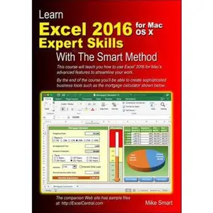 USED-Learn Excel 2016 Expert Skills for Mac OS X with The Smart Method by Smart, Mike (Paperback)