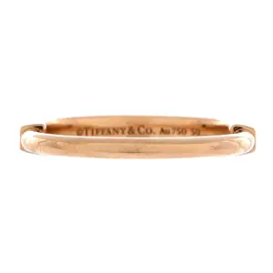Pre-owned Tiffany & Co. Lock Ring 18K Rose Gold by Rebag