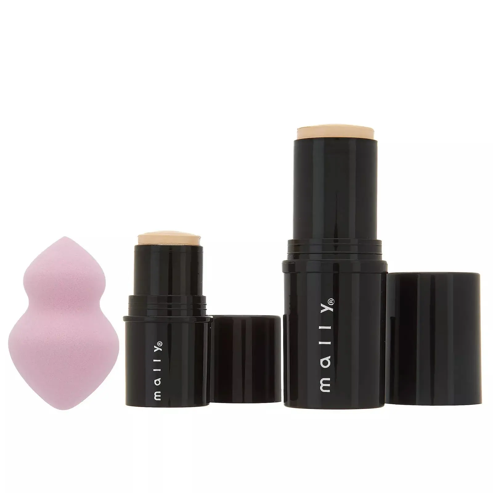 Mally Quick Fix Foundation & Concealer Stick w/Applicator FAIR Home & Away Set