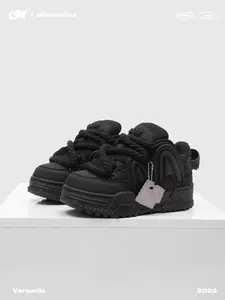 Trendy Original Unique Bread Shoes New Men's Thick Sole Flat Sneaker Shoes, Stylish Casual Footwear for Everyday Wear Sports Shoes