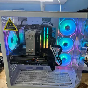 DIYPC ARGB-N3-W White USB3.0/ Type C Tempered Glass E-ATX /ATX Gaming Computer Case w/ 3 x Tempered Glass Panel and 4 x ARGB PWM Fans (Pre-Installed).