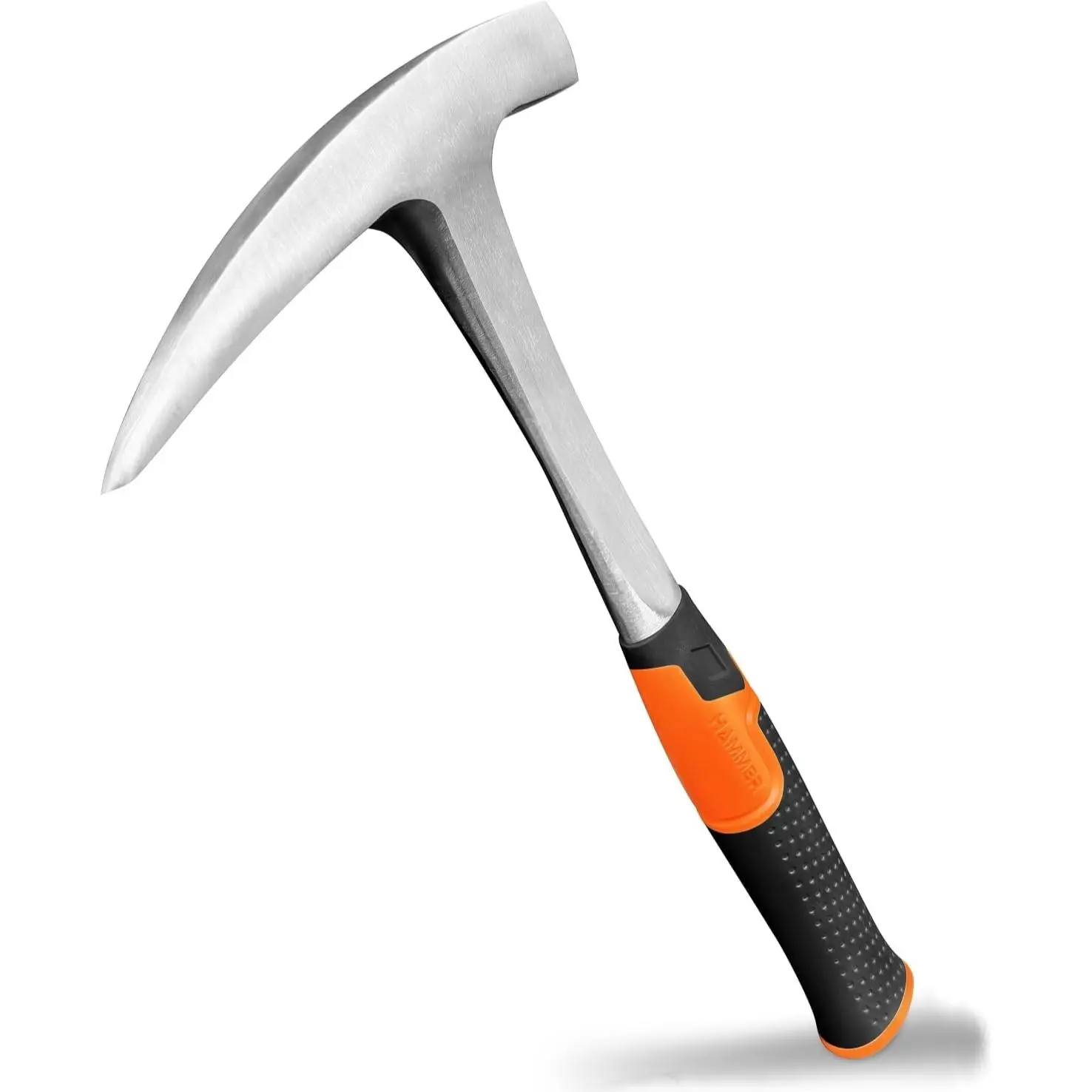 Rock Pick Hammer-31oz Geology Hammer with  Handle - Stone Mason Hammer, Block Hammer, Masonry Hammer with Pointed Tip & Shock Reduction Handle,Brick Tools, Stone Hammer, Masonry Tools