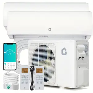 ❄️ 28,000 BTU Dual Zone Ductless Mini Split AC & Heater – 18K+18K, 20 SEER2, Wall Mounted, Pre-Charged – Cools/Heats 2 Rooms Efficiently! 🔥