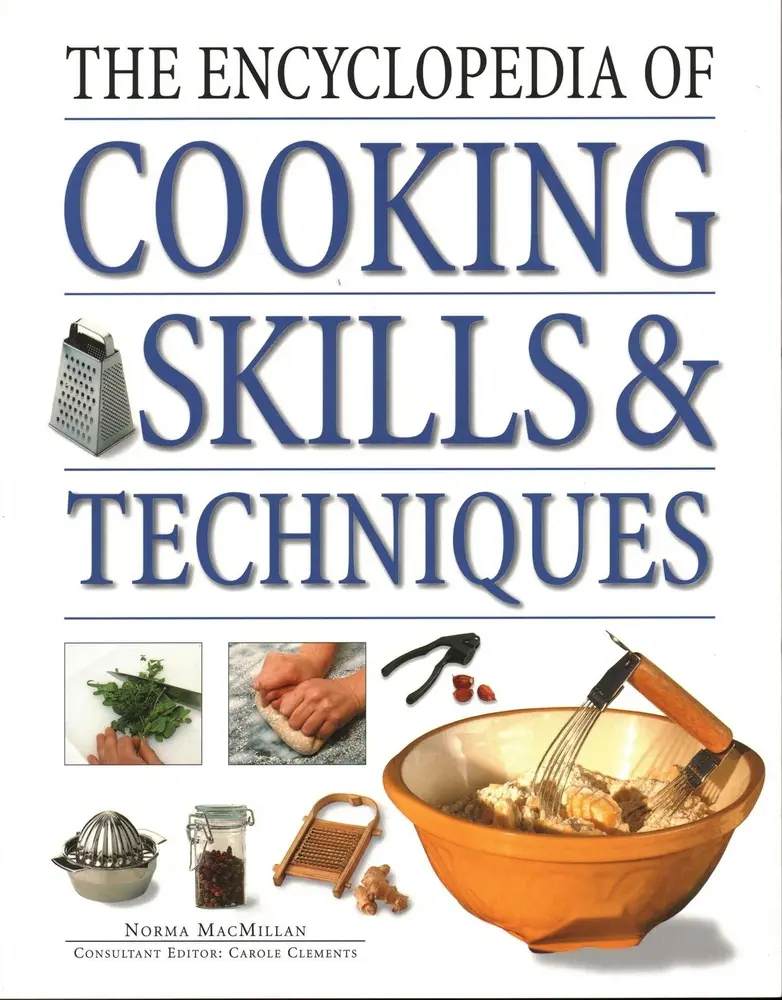 USED Book - The Encyclopedia of Cooking Skills & Techniques: An Accessible, Comprehensive Guide to Learning Kitchen Skills, All Shown in Step-By-Step Detail by MacMillan, Norma (Paperback) - english