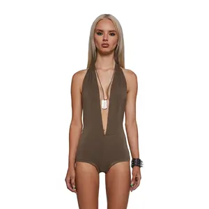 Outro Romper With Bullet Chain