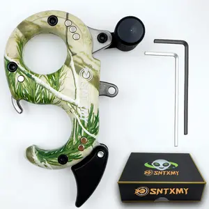 Elevate Your Archery Performance!Adjustable 2/3 Thumb Release Aid, Wrist Strap & Alloy Build