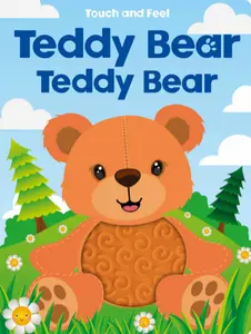 Teddy Cub Touch-and-Feel Board Book - Tactile Exploration Adventure for Infants, Little Hands Early Learning Material to Enhance Sensory Skills