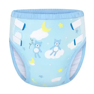 Littleforbig Cute Cloud Soft Silky Adult Training Pants, Comfortable Washable Reusable Panties - Little Dreamers