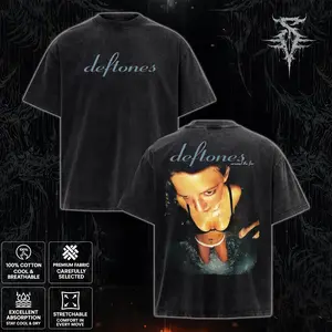 Deftones Entombed Heavy Metal Shirt, Deftones Unisex Tshirt, Music Graphic Tee, Rock Band Shirt, Retro Music Tee, Rock Music Lover Shirt, Vintage Band Shirts Casual Comfort Cotton Fabric Fit Top, Top Men's and Women's Clothing