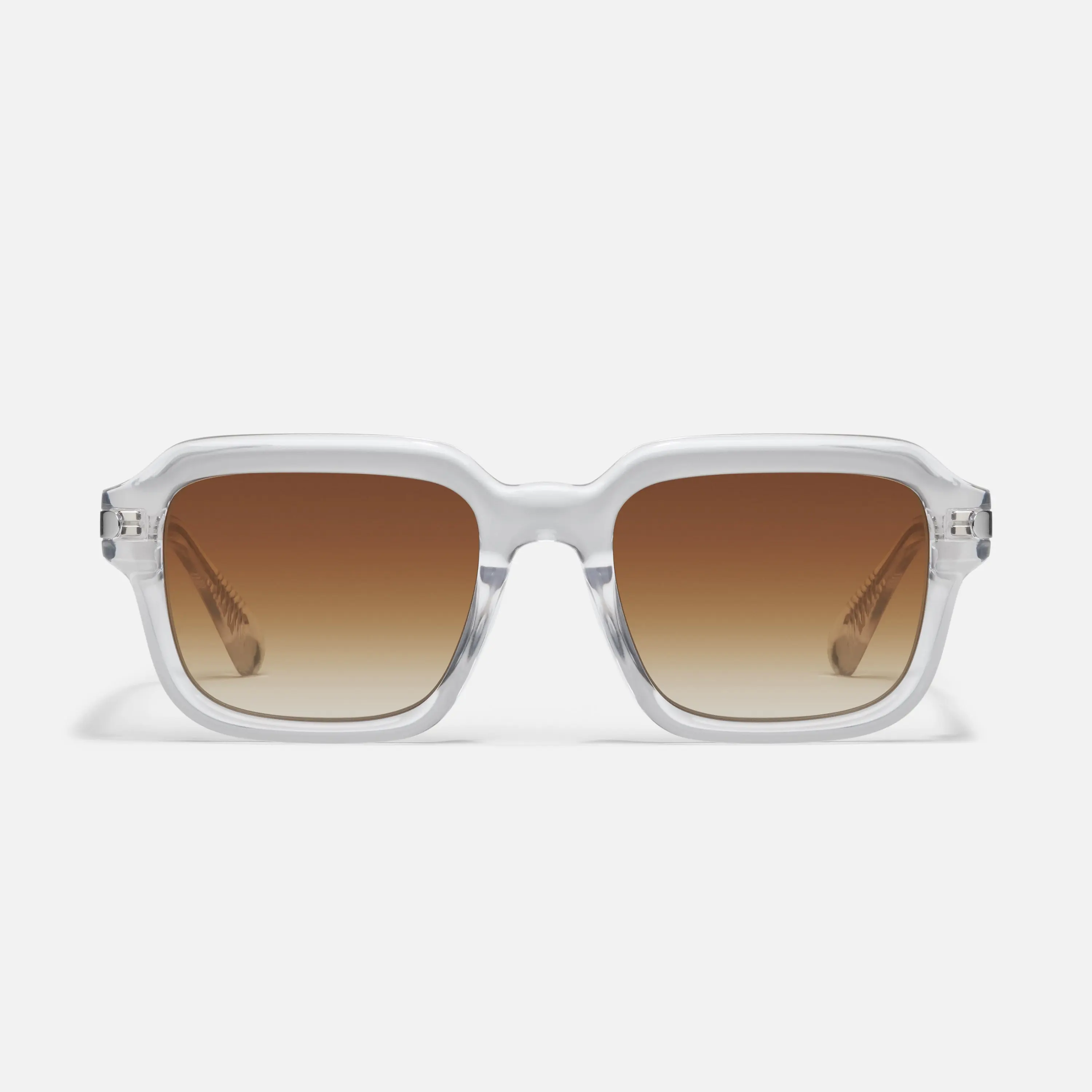 QUAY - PLAYBACK Clear Frame Sunglass with tinted lenses for effortless style QUAY - PLAYBACK Clear Frame Sunglass with tinted lenses for effortless style