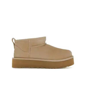 UGG Kid's Classic Ultra Mini Platform Boot Sand, from StockX