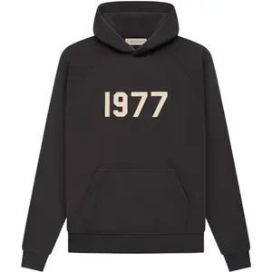 Fear of God Essentials 1977 Men's Iron Grey Hoodie, Suitable for Everyday Wear