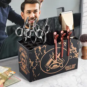 Hair Styling Tool Storage Rack, Hairdressing Tool Display Rack, Durable & Rustproof Hairdressing Tool Organizer, Professional Hairdressing Tool Storage Rack