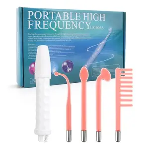 High Frequency Facial Wand for Skin Therapy & Acne Treatment Comfort Handle