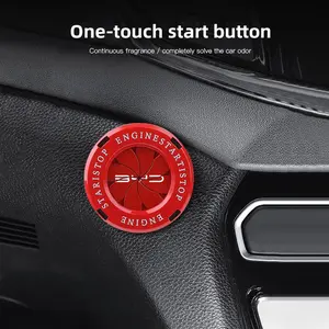 Car One Button Start Protective Cover Ignition Device Decoration For BYD Atto SEAL Sealion 7 Seal U e5 Yuan Han Tang Song Qin Dolphin e7 e2 D1 e3 SHARK