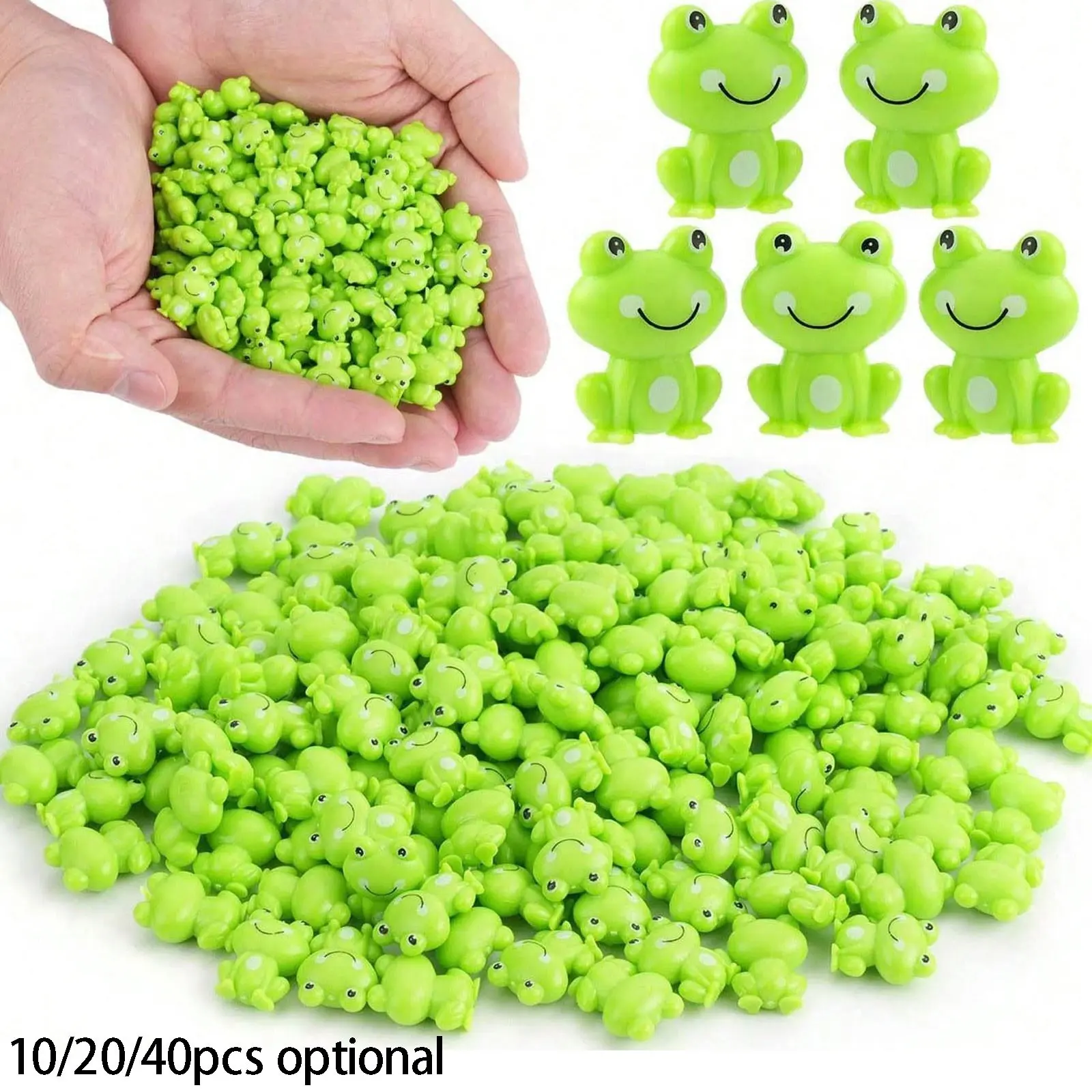 Mini Plastic Frogs, Small Frog Figurines, Decorative Hidden Fairy Garden Decor, Garden Accessories, Dollhouse Miniatures, Plant Pot Home Decoration, Party Favors