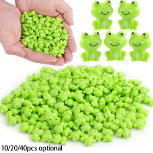 Mini Plastic Frogs, Small Frog Figurines, Decorative Hidden Fairy Garden Decor, Garden Accessories, Dollhouse Miniatures, Plant Pot Home Decoration, Party Favors